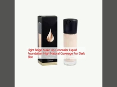 Light Beige Make Up Concealer Liquid Foundation High Natural Coverage For Dark Skin ﻿
