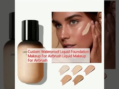 Custom Waterproof Liquid Foundation Makeup For Airbrush Liquid Makeup For Airbrush