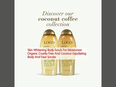 Da tẩy trắng cơ thể cho kem dưỡng ẩm Organic Cruelty free and Coconut Exploiting Body and Face Scrubs